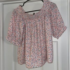 Off the shoulder blouse